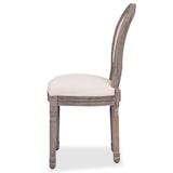 thumbnail of Chaises à manger lot de 6 crème tissu Modèle Orion Focus Plus