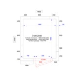 thumbnail of Chefgastro Kühl- und Frierzelle - 120mm BxTxH 1800x2100x2200mm