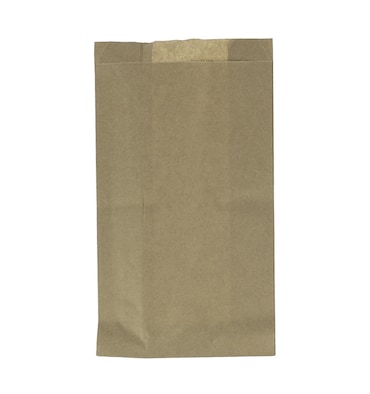 MONOUSO - Saco de Papel Antigordura Kraft 14+7x24cm (250 Uds)
