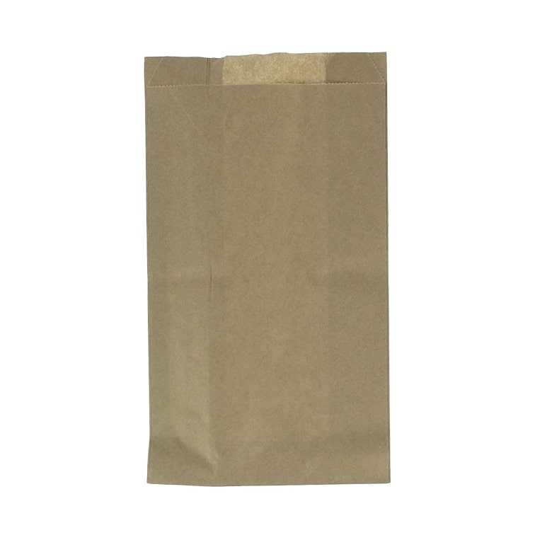 MONOUSO - Saco de Papel Antigordura Kraft 14+7x24cm (250 Uds)