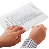 thumbnail of Velofix Lochverstärker selbstklebend, transparent, Hartfolie, 15 x 105 mm, Packung à 1000 Stück