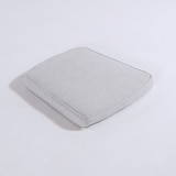 thumbnail of Cojín para sillas de jardín curvado Olefin color gris claro, Tamaño 45x47x5 cm, No pierde color, Desenfundable