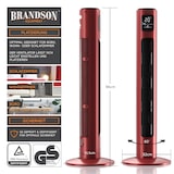 thumbnail of Brandson Turmventilator, 60 Grad oszillierend, Standventilator inkl. Fernbedienung, mobiler Lüfter, Säulenventilator, 96 cm