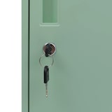 thumbnail of Décoshop26 - Armoire vestiaire métallique casier de rangement 2 portes 90x38x45 cm vert menthe 04_0008947