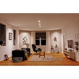 thumbnail of Paulmann LED Einbauleuchte 3-Step-Dim Nova Coin Basisset starr IP44 rund 78mm  Coin 3x6W 3x470lm 230V dimmbar 2700K Eisen gebürstet 93494