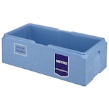 thumbnail of METRO Professional Thermobox Maxi, EPP, 55 L, Toplader, mit Kühlakku-Deckel und Kunststoffeinlage, blau