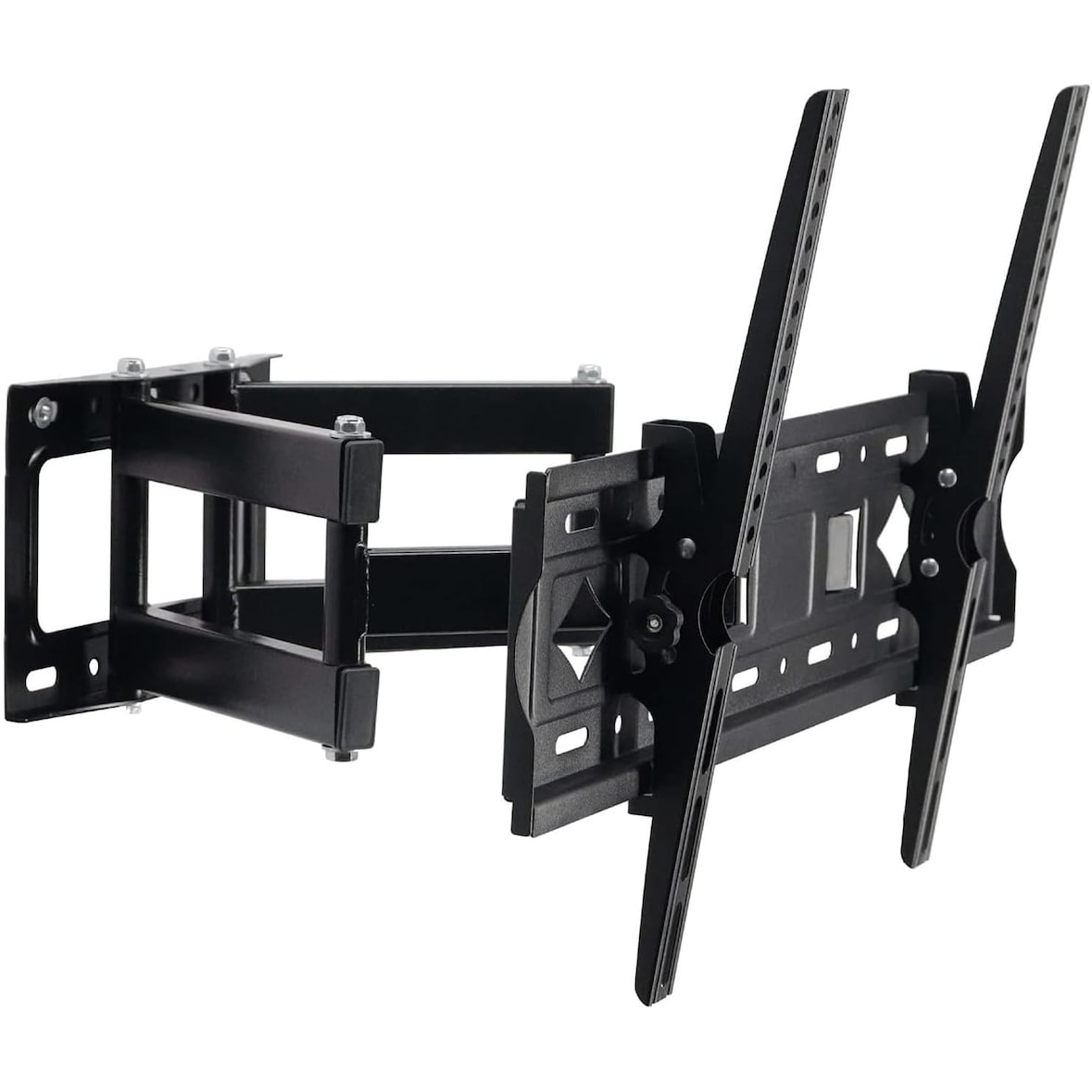 Soporte de Pared para Televisor TV 26-65 Universal Giratorio inclinable Pantallas Planas y Curvas con Doble Brazo 40kg 400x400mm