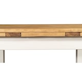 thumbnail of Biscottini Esstisch – Ausziehbarer Küchentisch – 140 x 80 cm Restauranttische – Weißer und natürlicher Massivholztisch Made in Italy – Moderner Tisch