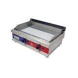 thumbnail of Gasfrit – Hardchroom roestvrijstalen gasplaat voor industrieel gebruik in restaurant 800 x 575 x 365 mm 6 kW