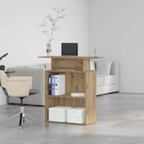 thumbnail of Bureau réception chêne artisanal 100x40x104 cm bois ingénierie Modèle Vega Creator
