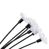 thumbnail of Solar Stabbeleuchtung Outdoor 70cm 6 Blumen LEDs Kunststoff Solarleuchte Garten Stablampe Gartenleuchte Solarlampen Wegeleuchte Gartendeko Warmweiß
