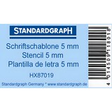 thumbnail of Standardgraph Schablone Groß- und Kleinbuchstaben 5 mm