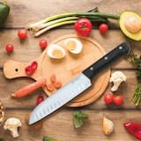 thumbnail of METRO PROFESSIONAL Couteau Santoku Universal knives, acier inoxydable, 18 cm, noir