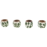thumbnail of de 4 ronds de serviette Olivia -  Lot Multicolore Rond Bois Amadeus 5.00x5.00 cm