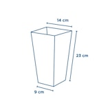 thumbnail of Garcia de Pou 600 Unità - Recipiente Pop-Corn 'Thepack Stripes' 3 L 230 G/M2 9X14X23 Cm Bianco Cartone Ondulato A Nano-Micro