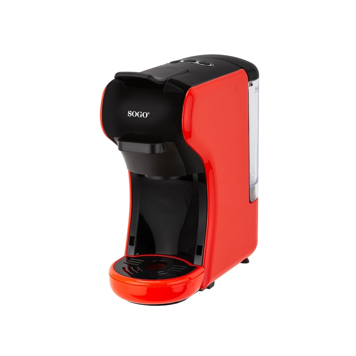 Sogo Cafetera Expreso 3 En 1 Multicapsula Rojo