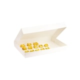 thumbnail of Boîtes pâtissières en carton pour plateau traiteur 19 x 28 cm par 25