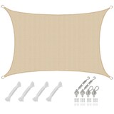 thumbnail of 3x5 UV Sonnensegel Rechteckig Atmungsaktiv - Sonnenschutz Segel mit Befestigung