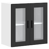 thumbnail of vidaXL Küchen-Hängeschrank mit Glastür Porto Schwarz