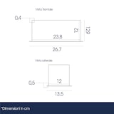thumbnail of Danieli - Teca in acrilico Trasparente per Modellismo e Esposizioni Smontabile con Base Nera - 24x12x11cm