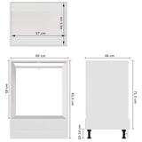 thumbnail of vidaXL Ovenkast Lyon 60x46x81,5 cm bewerkt hout wit