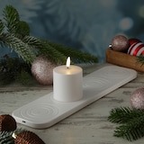 thumbnail of LED Kerze Uyuni mit Ladestation aufladbar 6,8x6,8cm Timer Außen Tischdeko