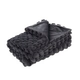 thumbnail of Plaid Diana dunkelgrau 130x170 cm - Rechteck Polyester Amadeus 130x2 cm