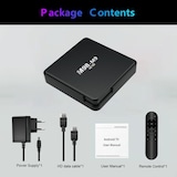 thumbnail of Box Android TV 4K HD WiFi Bluetooth 2GB RAM 8GB Stockage HDMI 2 Ports USB Noir YONIS