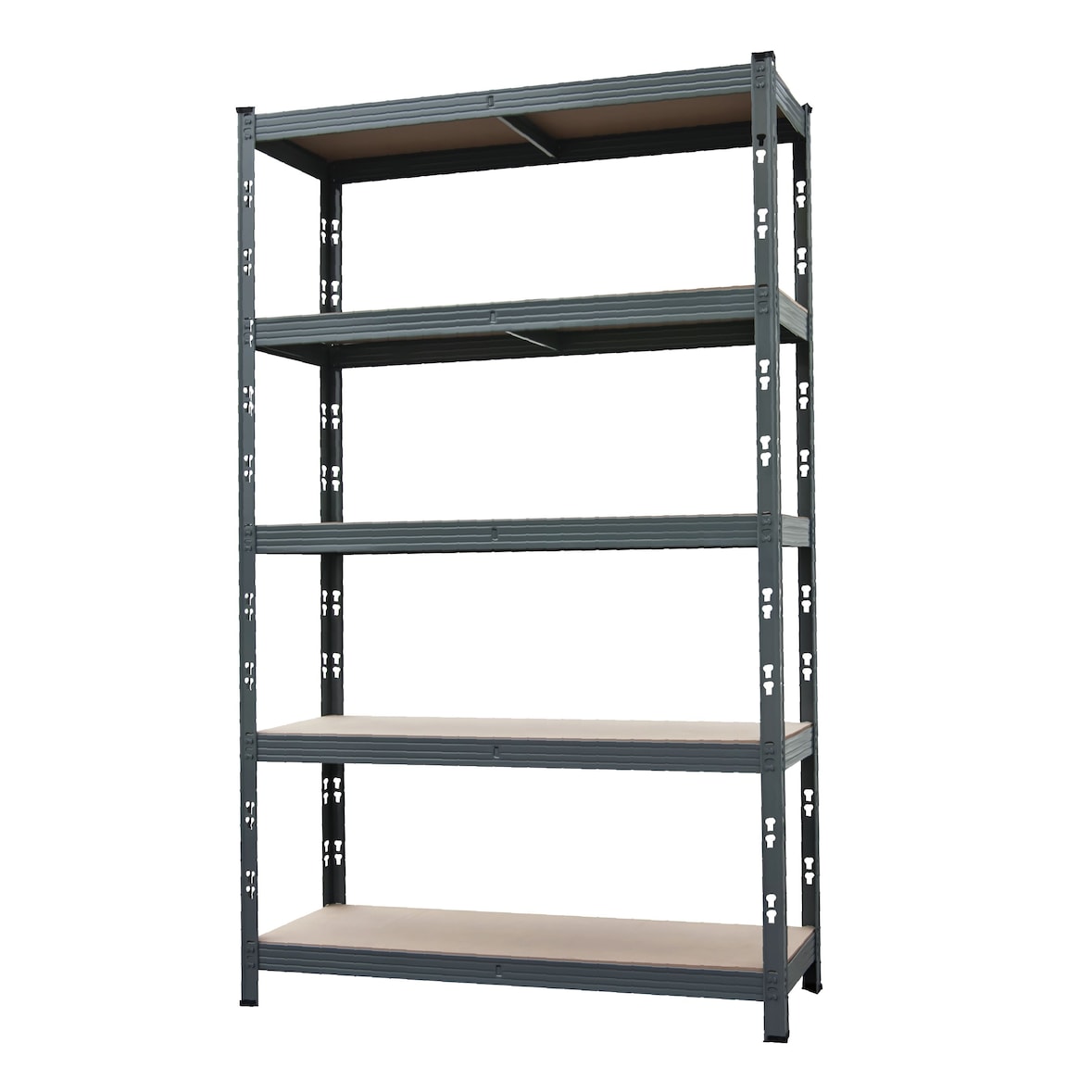 METRO Professional Étagère pour charges lourdes KBT120, métal, 120 x 40 x 200 cm, charge admissible par tablette 400 kg, gris