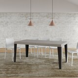 thumbnail of Ausziehtisch 180/284x90 cm Flame Premium Kaschmir Beine anthrazit
