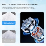 thumbnail of Tritaghiaccio Elettrico a Doppia Lama 380 W Macchina per Cono di Neve 2200 Giri/min