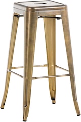 thumbnail of Décoshop26 - Stapelbarer Barhocker mit Fußstütze industrielles Fabrikdesign goldfarbenes Metall 10_0000073
