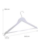 thumbnail of Gruccia appendiabiti con asta appendi pantaloni in legno colore bianco