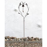 thumbnail of Rankhilfe mit Glocke JD2-12020 Rankgitter aus Metall H-130 cm B-28 cm Kletterhilfe