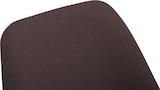 thumbnail of Décoshop26 - Esszimmerstuhl x1 skandinavisches Design brauner Stoffbezug und 4-beiniges braunes Holzgestell 10_0003300
