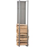 thumbnail of Kaminholzständer Spark edelstahl/180 cm