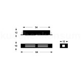 thumbnail of Hailo Türöffner 1001349 Kick and go Ersatzmagnet PAAR für Fußhebel 3691