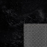 thumbnail of Teppich Kurzflor waschbar Einfarbig Wohnzimmer schmutzabweisend Schwarz  160x220 | 100% Polyester | Florhöhe: 10 mm | Maschinenwäsche, pflegeleicht