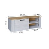 thumbnail of Mueble TV Sena 1 Puerta 120cm, Fines y Milano