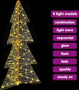 thumbnail of vidaXL Weihnachtsbaum mit 160 LEDs Warmes Weiß 150 cm Haustier