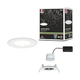 thumbnail of Paulmann LED Einbauleuchte Nova Coin Einzelleuchte starr IP44 rund 78mmCoin 6W 470lm 230V2700K Weiß matt 93459