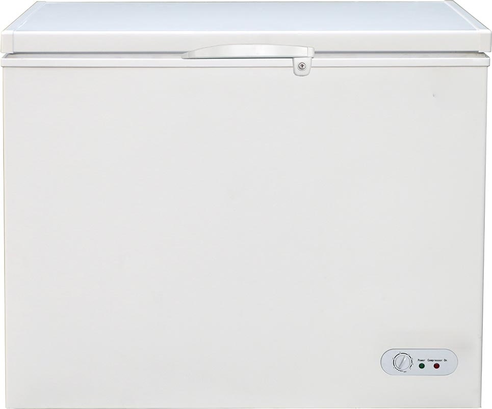 Arcón congelador horizontal, con una puerta abatible, acero, con cerradura, -2°C a -25°C, 1164x560x840 mm, EASYLINE 255L 10082 Vaiotec