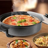 thumbnail of GOURMETmaxx Pizza-Pfanne mit Deckel - Elektrisch 1500W - schwarz