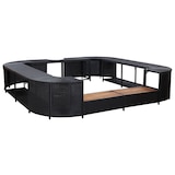 thumbnail of vidaXL Whirlpool-Umrandung Quadratisch 268×268×55 cm Poly Rattan