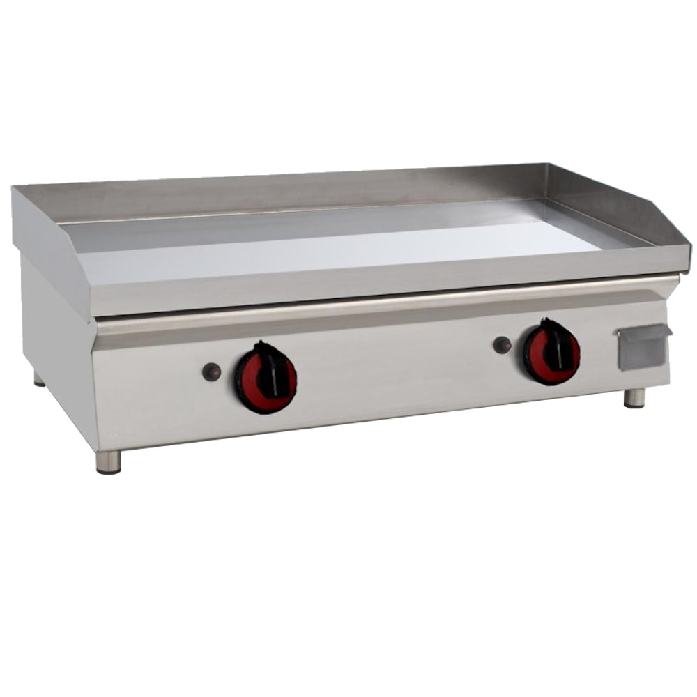 EURAST - Platte-frytop cd 15 mm gas glatte arbeitsplatte - 805x450x280 mm - 9 Kw - 44446P08
