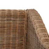 thumbnail of vidaXL 2-Sitzer-Sofa mit Auflagen Natur Rattan