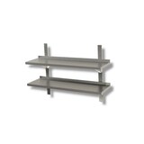 thumbnail of VM Europa - Edelstahl Wandregal - Einfach Montierbar - AISI 430 Legierung - Wandregal Küchenregal Gastronomie: 80 x 40 cm / einfach / 40 kg