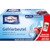 thumbnail of Toppits Gefrierbeutel,  2 L,  80 Stück