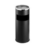 thumbnail of Danieli Store | Cenicero de pie redondo | Cenicero exterior negro con papelera | Ceniceros con tapa de rejilla y cubo de basura extraíble