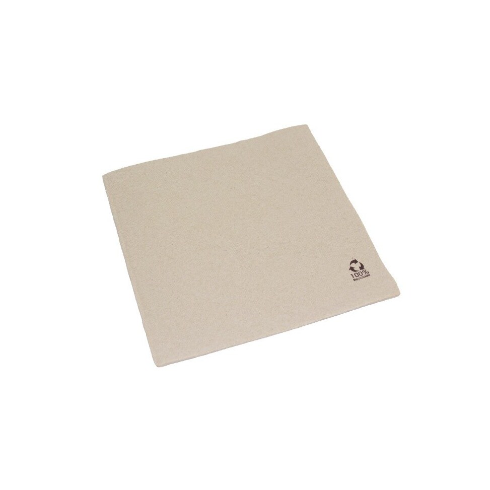Doos met 1200 puntige papieren servetten 38x38 kleur Eco Nature